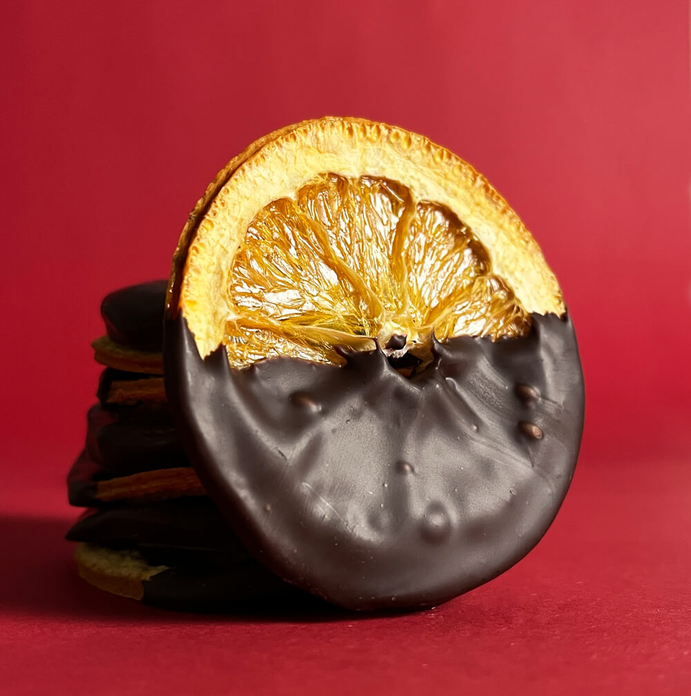 bitter çikolatalı portakal